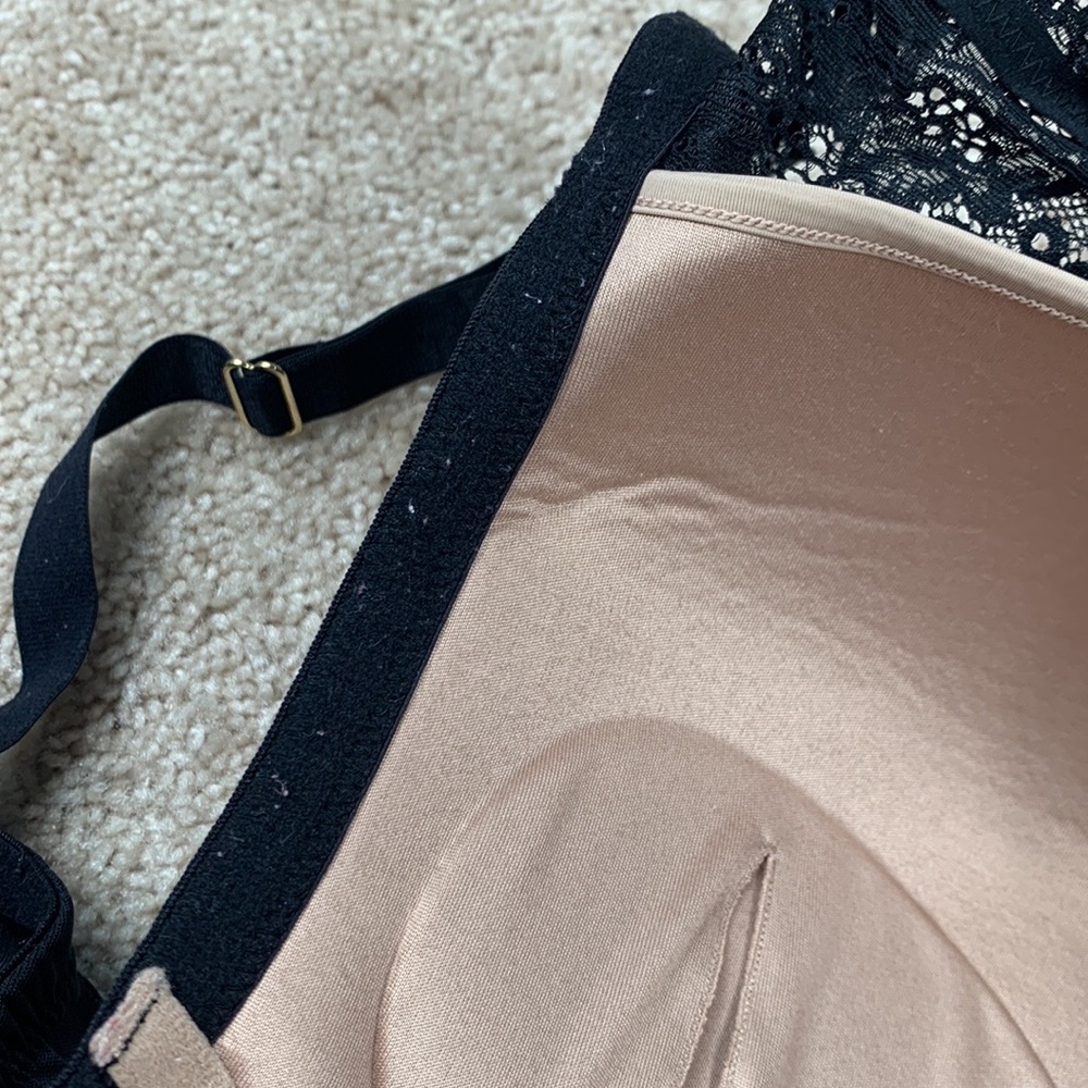 Thirdlove black 24/7 lace contour plunge bra 38F - Picture 7 of 8